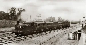 Woking: Funeral train en route to London Necropolis