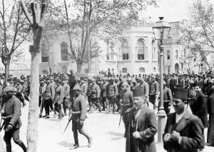 Busby: Funeral of turkish pilot officers, 1914