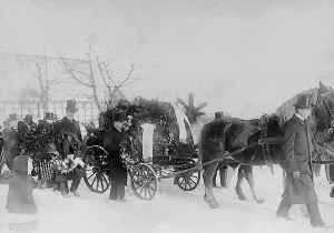 Hearse: Funeral of Wilhelm Busch, 1908