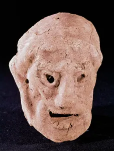 Balearic: Funerary mask. Punic style. Spain