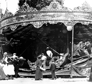Carousal: Funfair ride, Victorian period