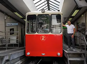 Fourviere: Funicular railway, Lyon, France
