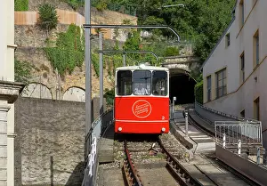 Fourviere: Funicular railway, Lyon, France