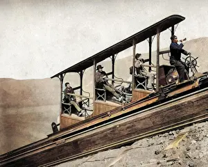 Funicular: Funicular railway, Vesuvius, Italy