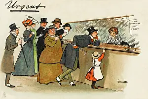 Telegrams: Funny Postcard - Urgency