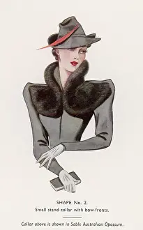 Opossum: FUR COLLAR 1938