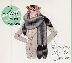 Opossum: FUR TIE 1938