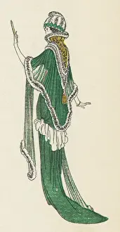 Toque: Fur-Trimed Shawl 1913