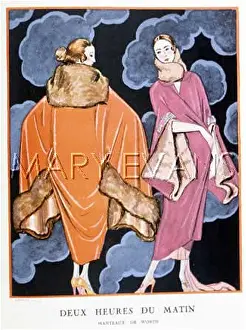 Puce: FUR-TRIMMED COATS 1923