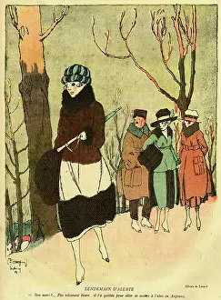 Promenading: Fur-Trimmed Ensemble