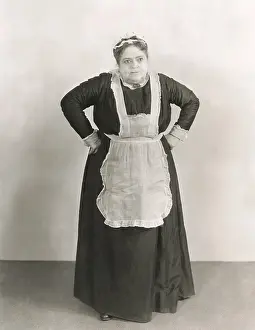 Irritated: Furious maid