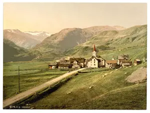 Furka: Furka Pass, Realp, general view, Bernese Oberland, Switzerla