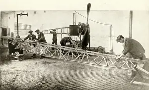 Benson: The fuselage of the Second Monoplane under construction