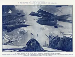 Jul18: Is the futre war-ship to be aeroplane or balloon?