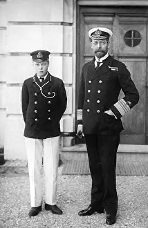 Charlotte Zeepvat (iln): The future Edward VIII and King George V