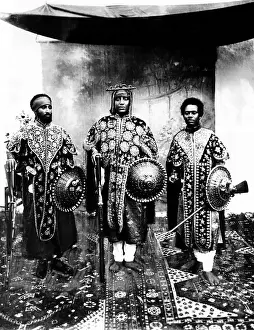 Disgrace: Future Emperor Haile Selassie (left) with ?