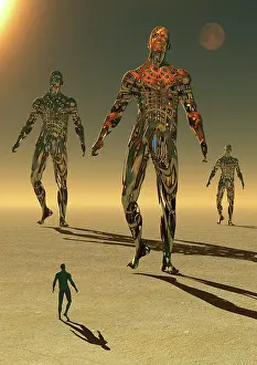 Mechanical: In the future, mankind will evolve into giant