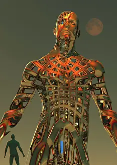 Mechanical: In the future, mankind will evolve into giant