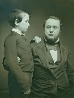 Antislavery: Future Secretary of War, Edwin Stanton, seated