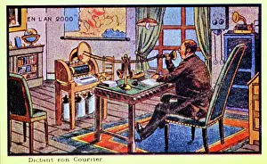 Dictating: future, vision In the year 2000, dictating the