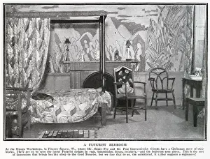 Oct25: A Futurist bedroom by the Omega Workshop