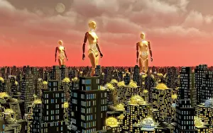 Surreal: A futuristic city run by androids