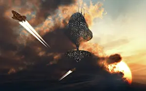 Orbital: A futuristic city using anti-gravity technology