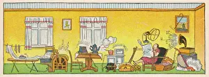 Robots: Futuristic home, with chores done automatically