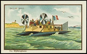 Skimming: Futuristic hydroplane