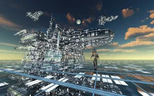 Orbital: A futuristic spacecraft launching & landing site
