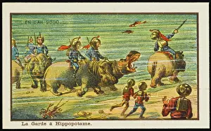 Hippos: Futuristic underwater parade
