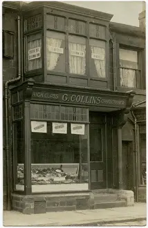 Shopfront: G Collins - Confectioner - Refreshment Room & Cyclists Rest