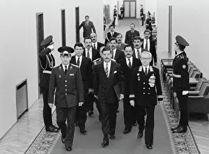 Presenting: G. D. Hussein presents credentials