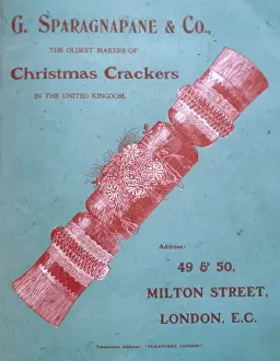 Cracker: G Sparagnapane Christmas crackers