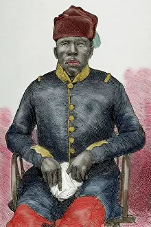 Lesotho: Gabasheane Masupha (1903-1941). Chief of Basotho. Engraving