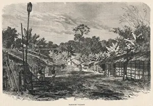 Gabon: GABON/VILLAGE C1870