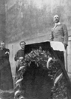 Gabriele: Gabriele d'Annunzio as speaker, 1915