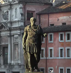 Patina: Gaius Julius Caesar, Forum, Rome, Italy