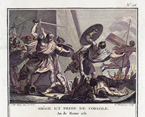 Marcius: Gaius Marcius taking Corioli