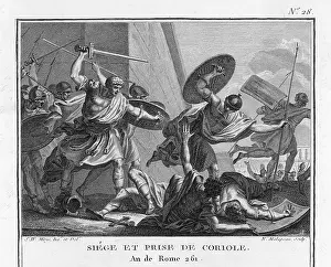 Marcius: Gaius Marcius taking Corioli