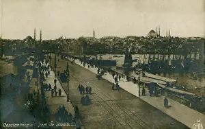 Galata: Galata Bridge, Constantinople, Turkey
