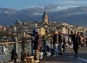 Bosphorus: Galata bridge, Istanbul, Turkey