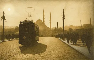 Pedestrains: Galata Bridge (New Bridge) - Constantinople