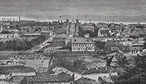 Moldova: Galati, Romania. Panoramic view of the city