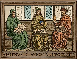 Physicians: Galen, Avicenna and Hippocrates