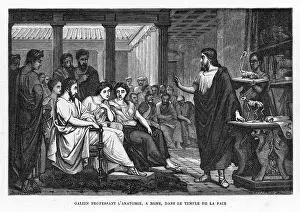 Lecturing: GALEN DEMONSTRATING