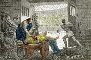 Entertainers: Galen Treating Gladiator
