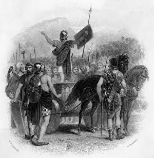 Caledonian: Galgacus Addresses Army