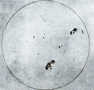 Galileo: Galileo Sunspot Illustration