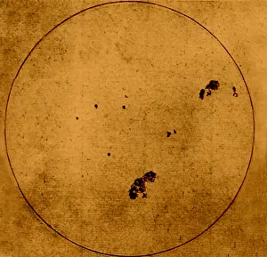 Galileo: Galileo Sunspot Illustration